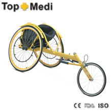 Cadeira de rodas esportiva de alumínio para corrida